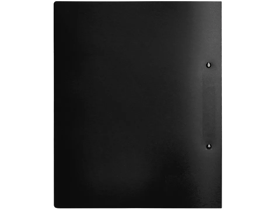 Classeur kangourou liderpapel 2 anneaux en d 40mm polypropylene 283x320mm document a4 coloris noir