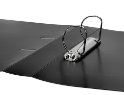 Classeur kangourou liderpapel 2 anneaux en d 40mm polypropylene 283x320mm document a4 coloris noir