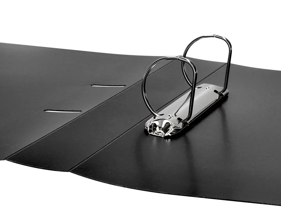 Classeur kangourou liderpapel 2 anneaux en d 40mm polypropylene 283x320mm document a4 coloris noir