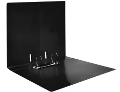 Classeur kangourou liderpapel 2 anneaux en d 40mm polypropylene 283x320mm document a4 coloris noir
