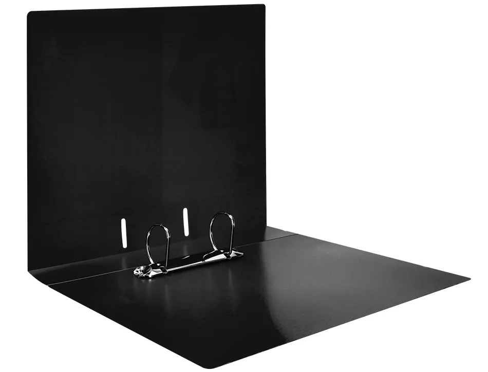 Classeur kangourou liderpapel 2 anneaux en d 40mm polypropylene 283x320mm document a4 coloris noir