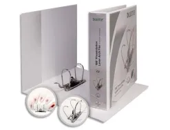 Classeur levier esselte a4+ polypropylène personnalisable dos 75mm maxi ouverture 2 poches personnalisation extérieure