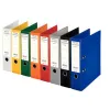 Classeur levier esselte chromos plus a4 polypropylène griffes blocage dos 80mm grand porte-étiquette coloris gris
