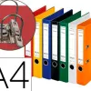 Classeur levier esselte chromos plus a4 pp griffes blocage dos 50mm grand porte-étiquette coloris classiques assortis