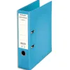 Classeur levier esselte chromos plus a4 polypropylène griffes blocage dos 80mm grand porte-étiquette coloris bleu ciel