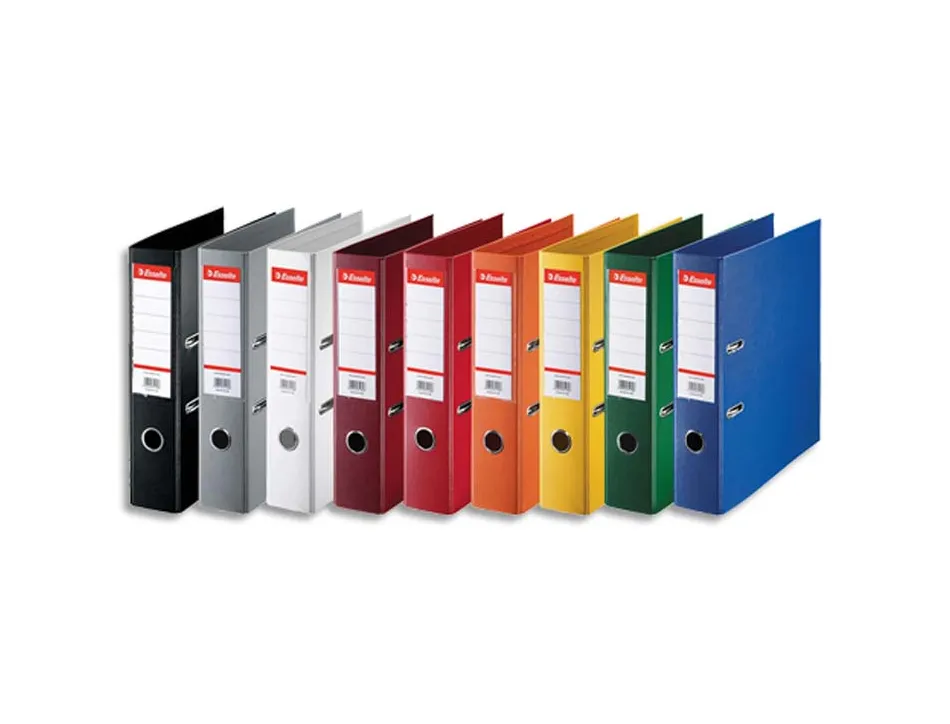 Classeur levier esselte standard a4 polypropylene dos 75mm coloris orange