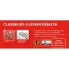 Classeur levier esselte standard a4 polypropylene dos 75mm coloris noir