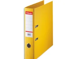 Classeur levier esselte standard a4 polypropylene dos 75mm coloris jaune