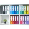 Classeur levier exacompta prem'touch polypropylène a4+ 32x30cm dos 8cm bouton poussoir coloris noir