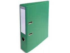 Classeur levier exacompta carton recouvert pvc a4 32x29cm dos 7cm étiquette porte-étiquette coloris vert