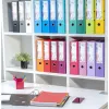 Classeur levier exacompta prem'touch polypropylène a4+dos 80mm couleurs assortis tendance