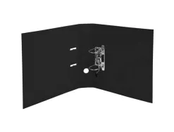 Classeur levier exacompta carton recouvert pvc a4 32x29cm dos 7cm étiquette porte-étiquette coloris noir