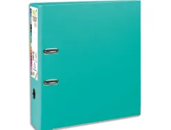 Classeur levier exacompta prem'touch polypropylène a4+ 32x30cm dos 8cm bouton poussoir coloris vert clair