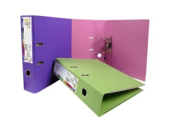 Classeur levier exacompta prem'touch polypropylène a4+ dos 80 mm couleurs assortis office