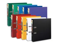 Classeur levier exacompta prem'touch polypropylène a4+ dos 80 mm couleurs assortis office