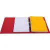Classeur levier exacompta carton recouvert pvc a4 32x29cm dos 7cm étiquette porte-étiquette coloris rouge