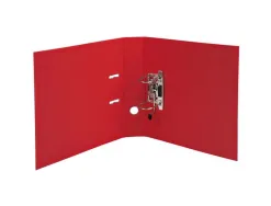 Classeur levier exacompta carton recouvert pvc a4 32x29cm dos 7cm étiquette porte-étiquette coloris rouge