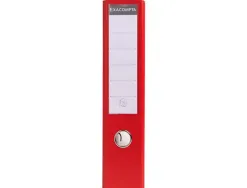 Classeur levier exacompta carton recouvert pvc a4 32x29cm dos 7cm étiquette porte-étiquette coloris rouge