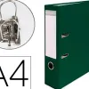 Classeur levier exacompta a4 polypropylène 22/10e dos 80mm coloris vert foncé