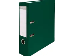 Classeur levier exacompta a4 polypropylène 22/10e dos 80mm coloris vert foncé