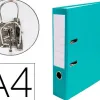 Classeur levier exacompta a4 polypropylène 22/10e dos 80mm coloris vert clair