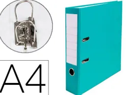 Classeur levier exacompta a4 polypropylène 22/10e dos 80mm coloris vert clair