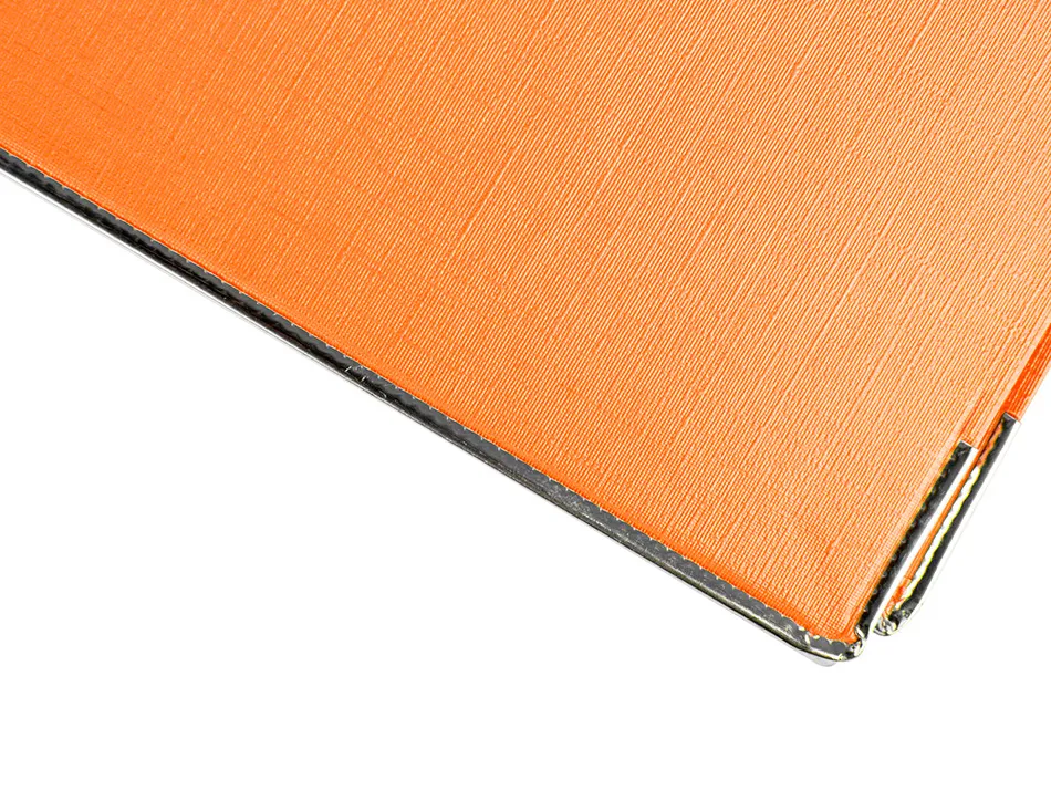 Classeur levier liderpapel documenta a4+ carton remborde dos 75mm rado metallique coloris orange