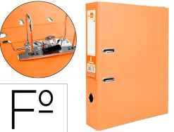 Classeur levier liderpapel documenta a4+ carton remborde dos 75mm rado metallique coloris orange