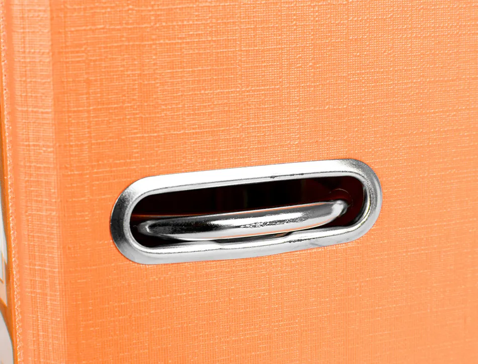 Classeur levier liderpapel documenta a4+ carton remborde dos 75mm rado metallique coloris orange
