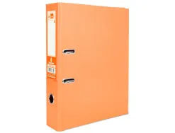 Classeur levier liderpapel documenta a4+ carton remborde dos 75mm rado metallique coloris orange
