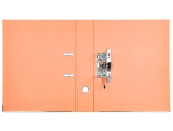 Classeur levier liderpapel documenta a4+ carton remborde dos 75mm rado metallique coloris orange