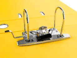 Classeur levier liderpapel documenta a4+ carton remborde dos 75mm rado metallique coloris jaune