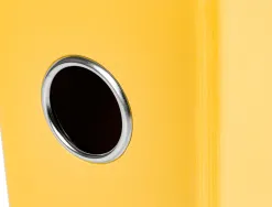 Classeur levier liderpapel documenta a4+ carton remborde dos 75mm rado metallique coloris jaune