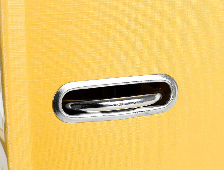 Classeur levier liderpapel documenta a4+ carton remborde dos 75mm rado metallique coloris jaune