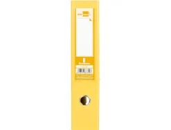 Classeur levier liderpapel documenta a4+ carton remborde dos 75mm rado metallique coloris jaune