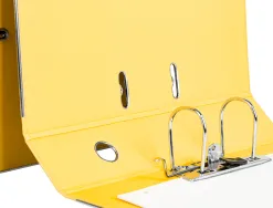Classeur levier liderpapel documenta a4+ carton remborde dos 75mm rado metallique coloris jaune