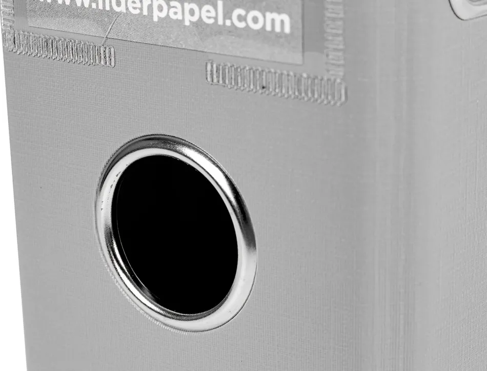 Classeur levier liderpapel a4 documenta carton rembordé 1,9mm dos 52mm rado métallique coloris gris