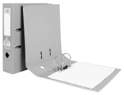 Classeur levier liderpapel a4 documenta carton rembordé 1,9mm dos 52mm rado métallique coloris gris
