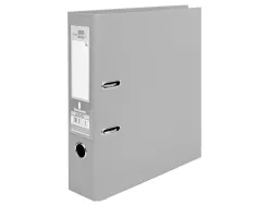 Classeur levier liderpapel a4 documenta carton rembordé 1,9mm dos 52mm rado métallique coloris gris