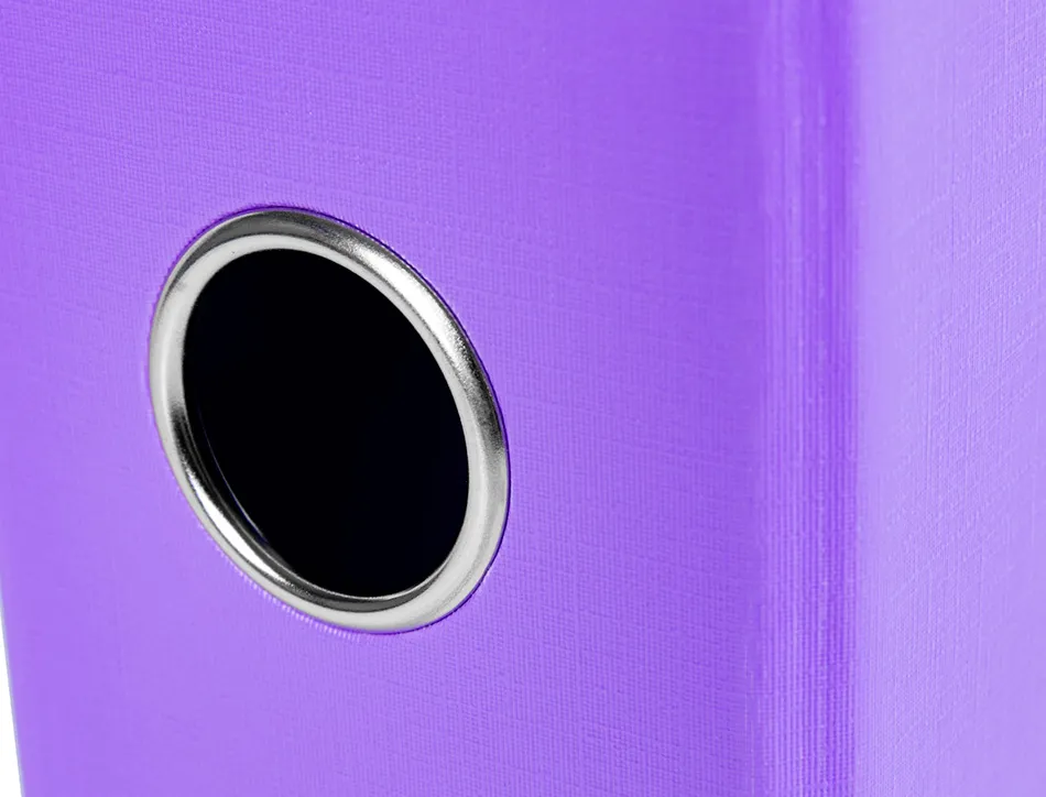 Classeur levier liderpapel documenta a4+ carton remborde dos 75mm rado metallique coloris lilas
