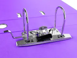 Classeur levier liderpapel documenta a4+ carton remborde dos 75mm rado metallique coloris lilas