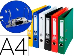 Classeur levier liderpapel a4 documenta carton rembordé 1,9mm dos 75mm rado métallique coloris assortis classiques