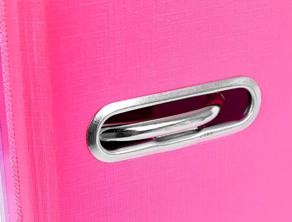 Classeur levier liderpapel a4 documenta carton rembordé 1,9mm dos 75mm rado métallique coloris rose