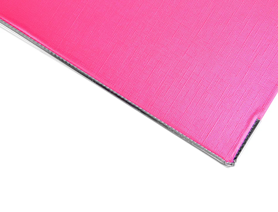 Classeur levier liderpapel a4 documenta carton rembordé 1,9mm dos 75mm rado métallique coloris rose