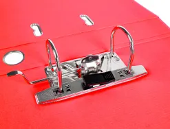 Classeur levier liderpapel a4 documenta carton rembordé 1,9mm dos 52mm rado métallique coloris rouge