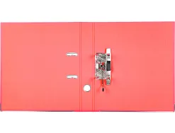 Classeur levier liderpapel a4 documenta carton rembordé 1,9mm dos 52mm rado métallique coloris rouge