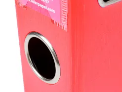 Classeur levier liderpapel a4 documenta carton rembordé 1,9mm dos 52mm rado métallique coloris rouge