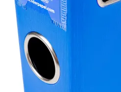 Classeur levier liderpapel a4 documenta carton rembordé 1,9mm dos 52mm rado métallique coloris bleu