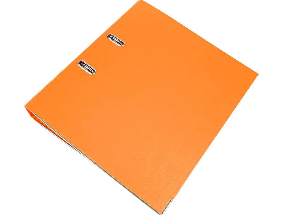 Classeur levier liderpapel a4 documenta carton rembordé 1,9mm dos 52mm rado métallique coloris orange