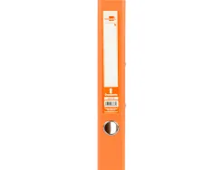 Classeur levier liderpapel a4 documenta carton rembordé 1,9mm dos 52mm rado métallique coloris orange